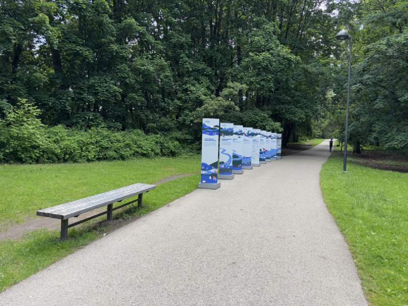 Vingis 公園的步道。