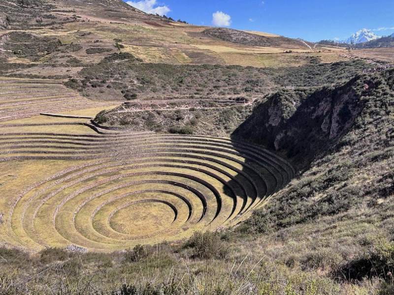 Moray 的圓形梯田。
